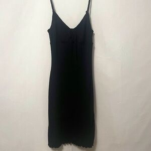 Bear dance mini black dress